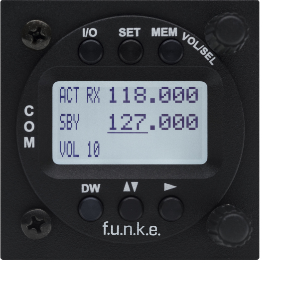 ATR 833 II LCD von  f.u.n.k.e. (ehem Funkwerk Avionics)